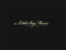 Tablet Screenshot of littlebigmusic.net